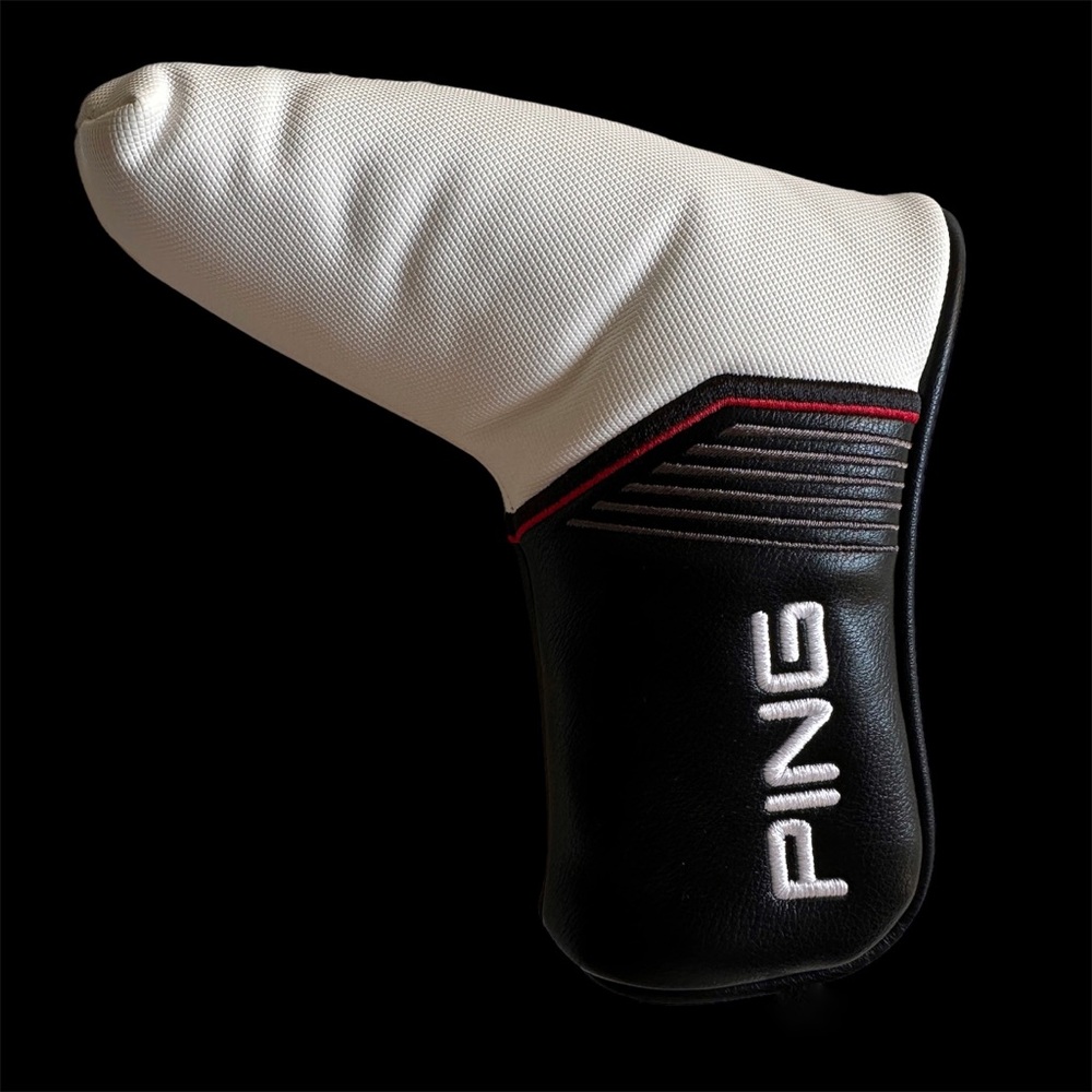 PING 2021 Blade Anser Pin Putter Golf Head Cover Black White Club Magnet…